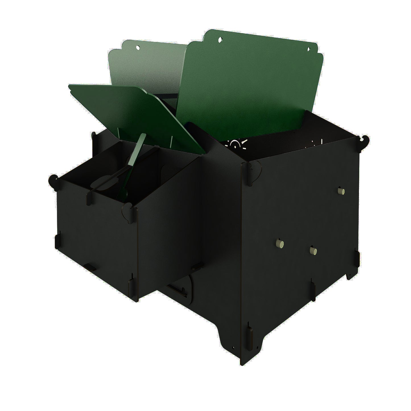 Easicoop Chalet 2XL (black finish) - 18 large hens
