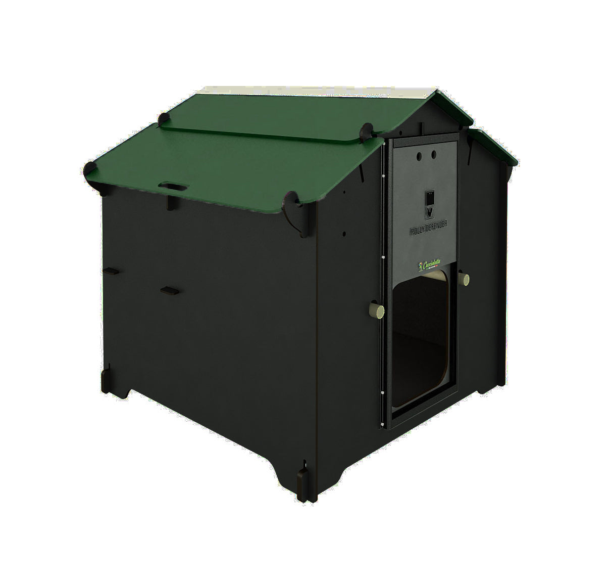 Easicoop Eco - black finish - up to 6 large chickens