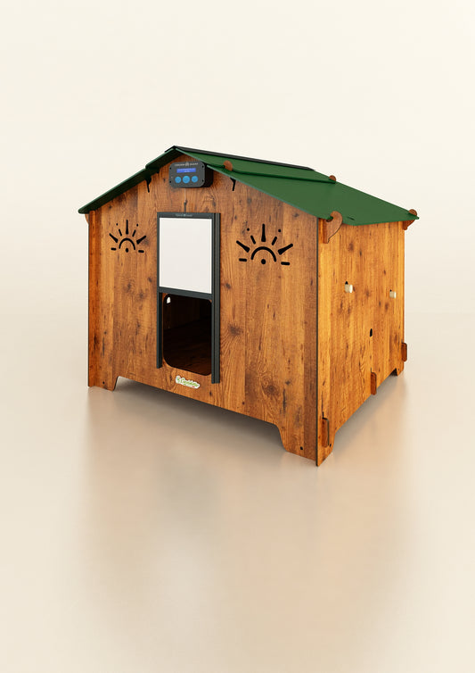 Easicoop Chalet L (wood finish) - 8-10 large hens