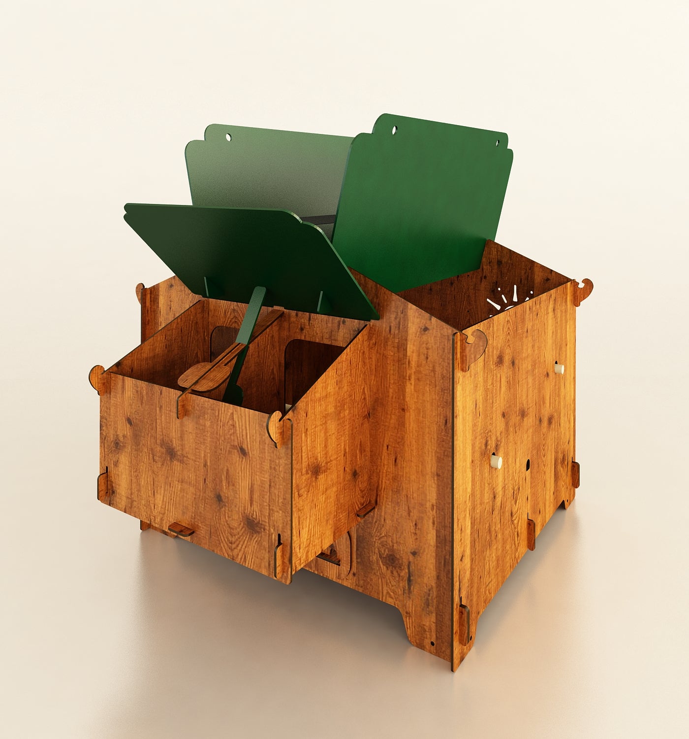 Easicoop Chalet 2XL (wood finish) - 10-15 large hens
