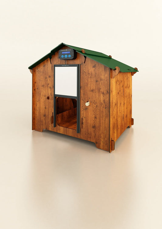 Easicoop Eco - wood finish - up to 6 large chickens - Easicoop